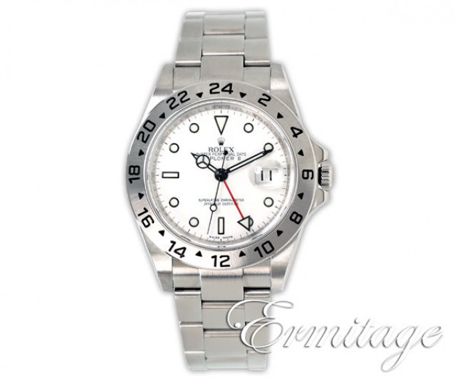 Pre-Owned Rolex Explorer II 16570 Steel Year 2009